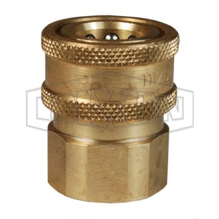 Dixon V/Snap-Tite H/IH Unvalved Hydraulic Interchange Coupler, 3/4 in x 3/4-14 Nominal, Quick-Connect x Fe 6VBF6-B-E